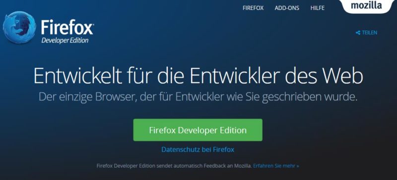 firefox developer edition 3d view
