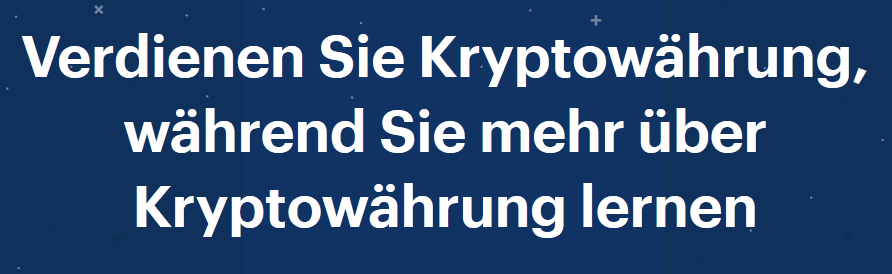 Coinbase Earn: Lernen und Kryptowährung verdienen